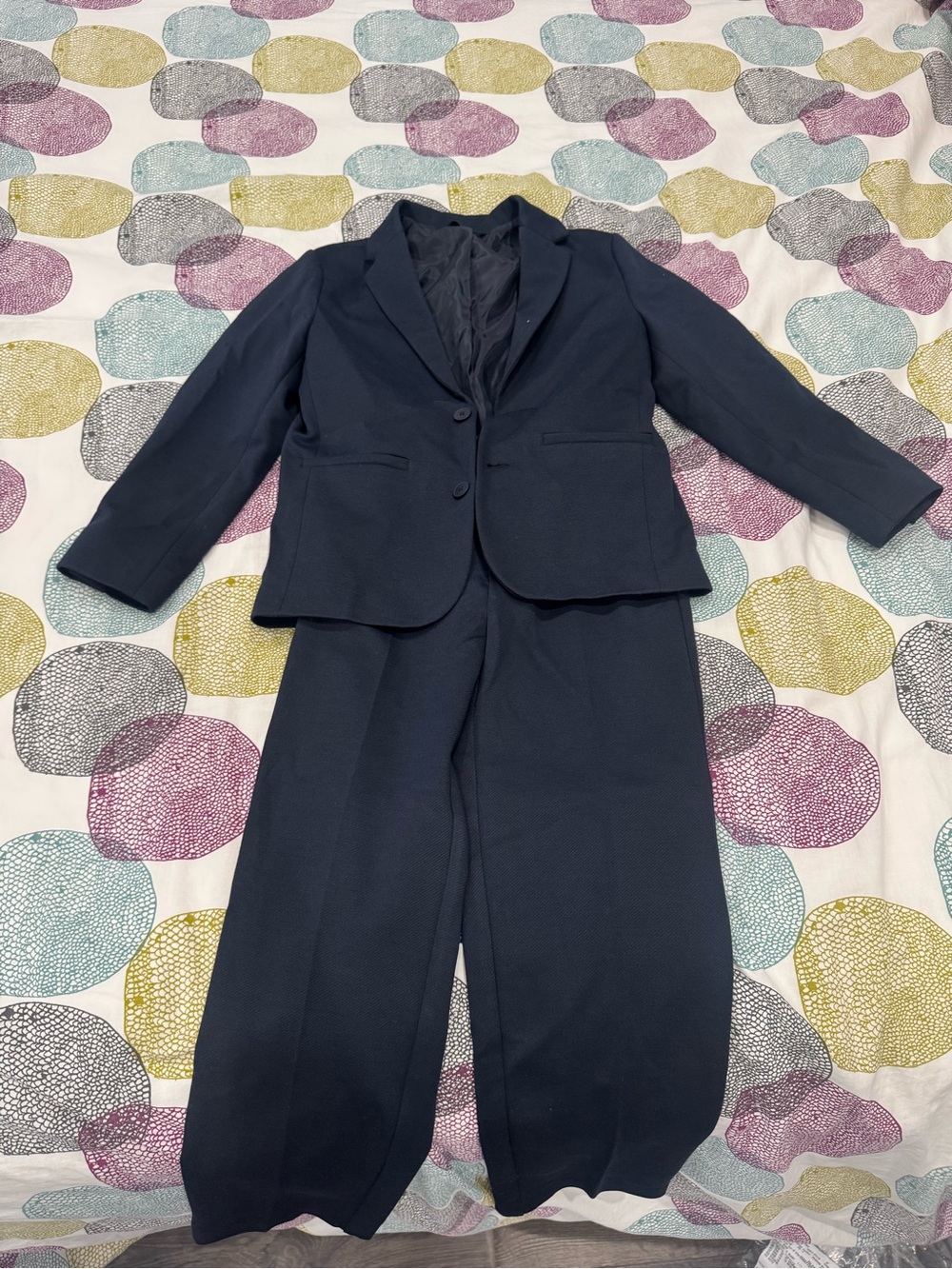 Zara Boys Navy Blue Suit